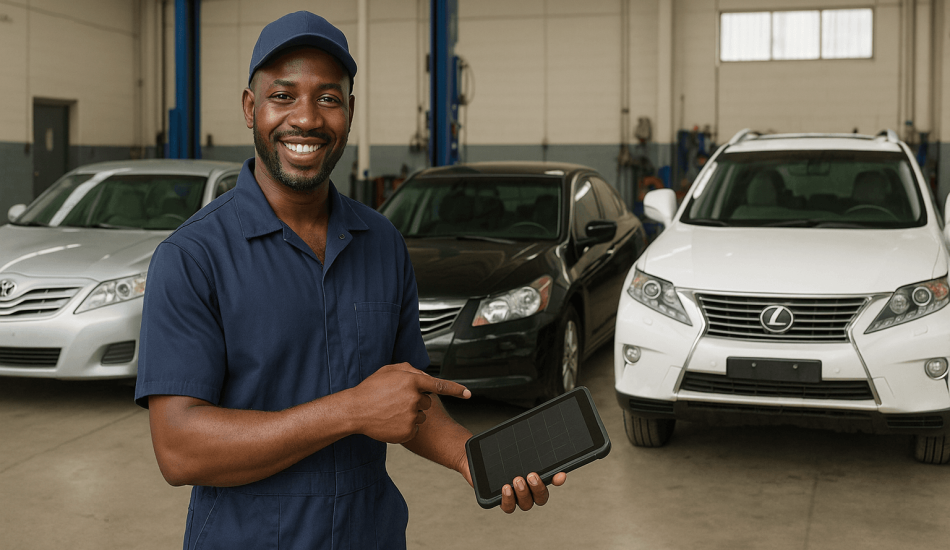 A Nigerian mechanic explains what to check before buying popular Tokunbo cars like the Toyota Camry, Honda Accord, and Lexus RX 350.